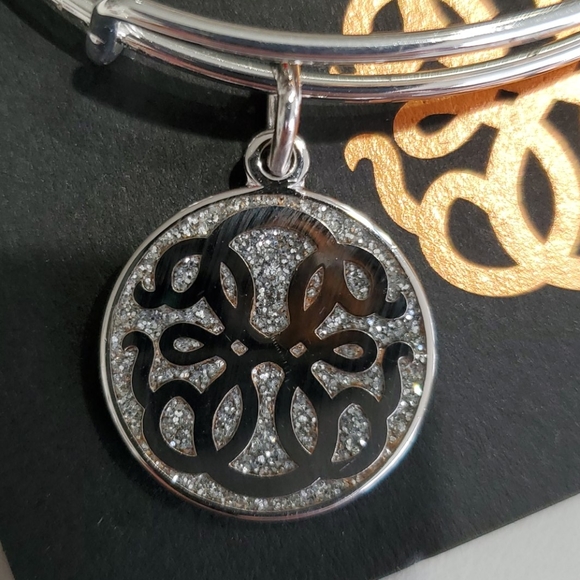 Alex and Ani Path of Life Silver Sparkle bracelet - Picture 2 of 6